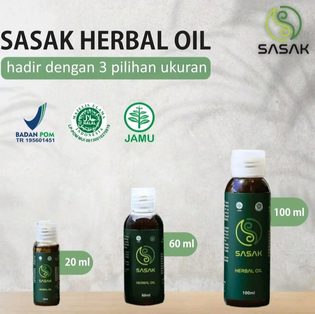 Minyak Sasak Herbal Oil Minyak Pijat