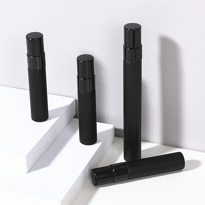 Product Introduction of Chai Xịt Thủy Tinh, Màu Đen, Có Sẵn Trong 5ml Và 10ml, Bình Xịt Nước Hoa, Có Thể Nạp Lại, Thích Hợp Cho Du Lịch, Bình Xịt Sương Mịn, Chai Xịt Mẫu Nước Hoa Chất Lỏng, Chai Xịt Bình Xịt 16