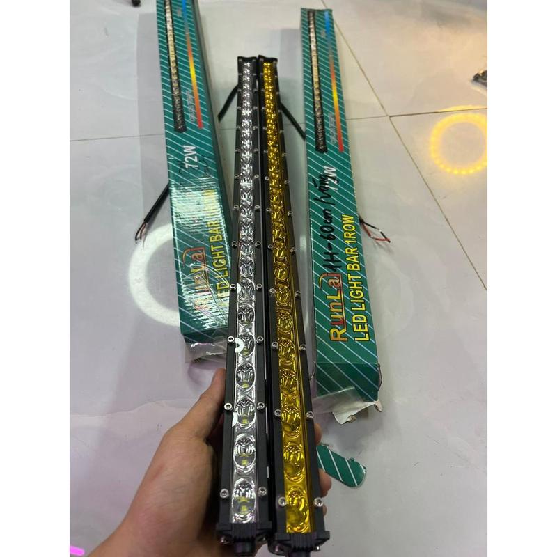 đèn led ô tô 1 hàng 60cm/80cm chạy từ 12v 24v đến 80v 2