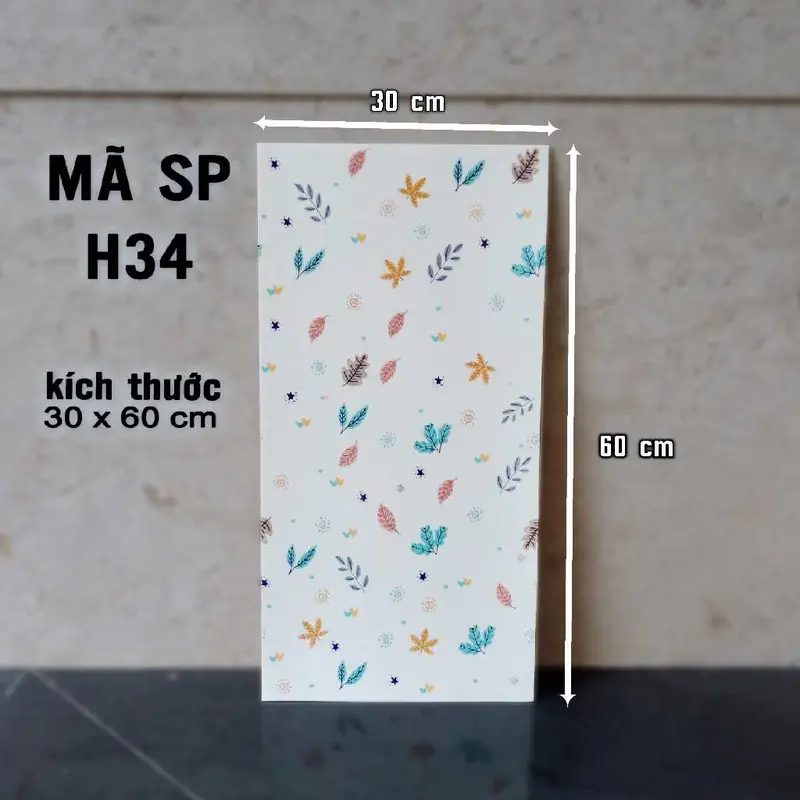 [COMBO 50 MIẾNG] PVC Giả Đá kích thước 30x60cm Giá Tốt Trên Sàn 3