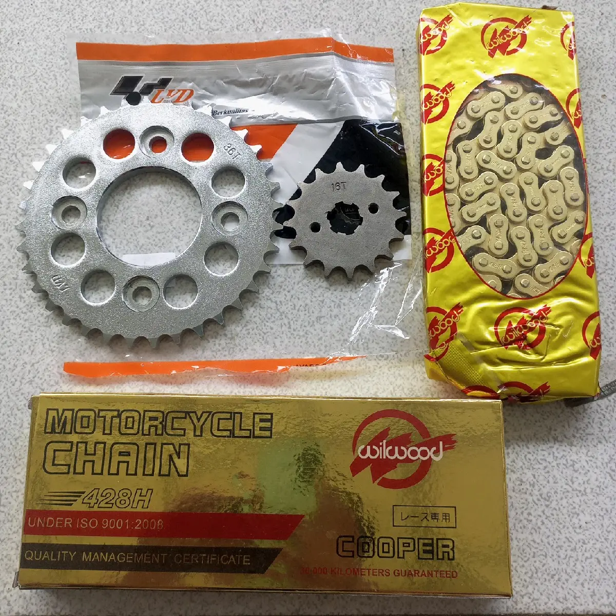 Gear Paket Rantai Gold GL PRO NEOTECH WILWOOD MODEL SSS