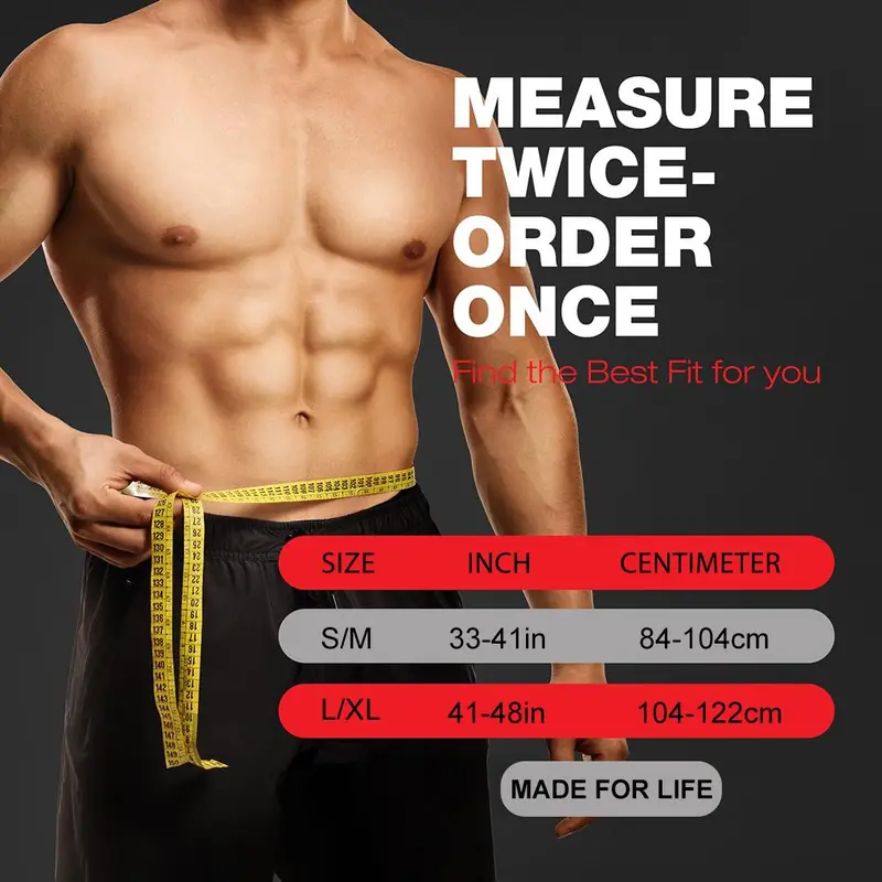 Waist Trimmer Belt, Adjustable Compression Waist Support Belt, Breathable Waist Trainer for Men & Women, Sports Protective Gear for Gym & High-intensity Training,  Fathers Day Gift 2