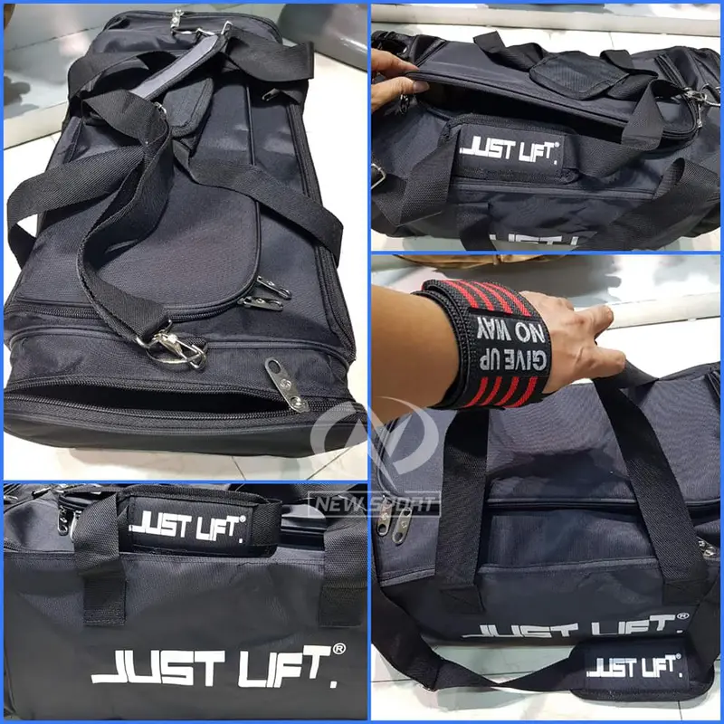 Túi Trống Just Lift Siêu To Và Bền - Túi Đựng Đồ Thể Thao Tập GYM , Bóng Đá , Du Lịch Kích Thước 55x27x27 3