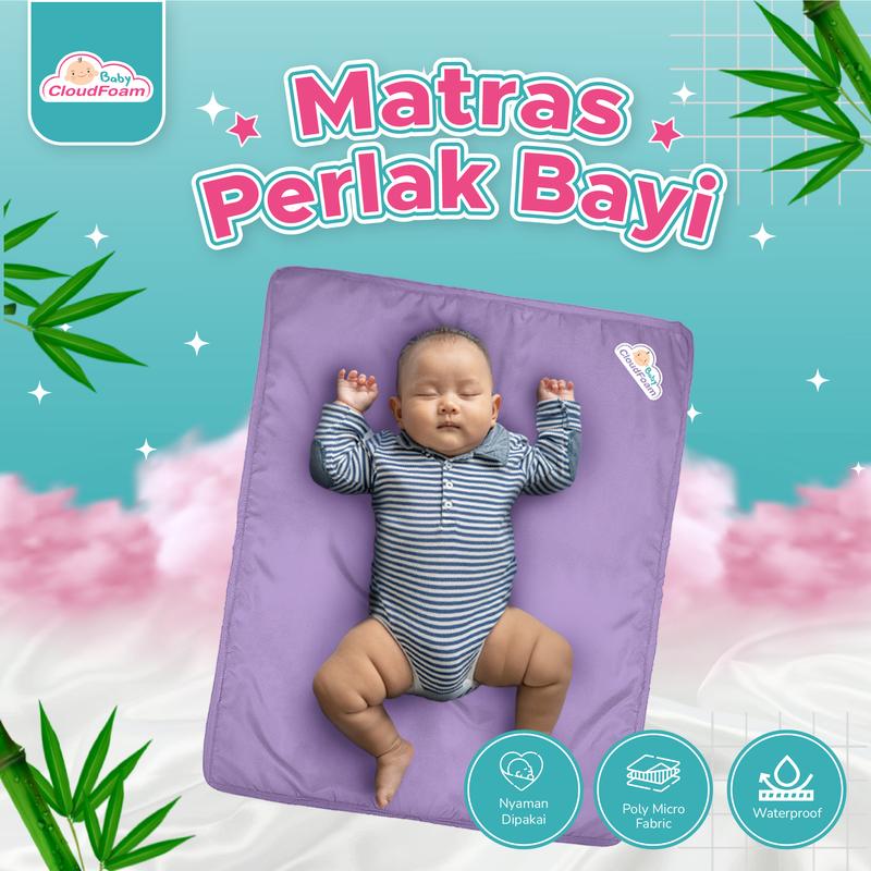 Matras Perlak Baby Cloudfoam Alas Ompol Bayi Waterproof Bantal Katun perlak  bayi 0