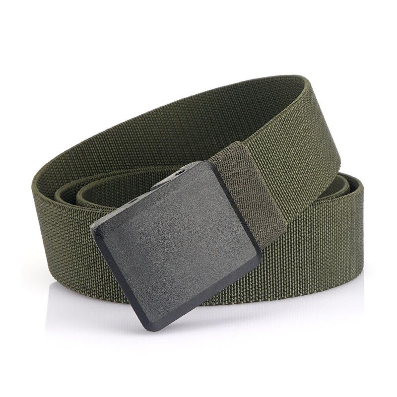 Product Introduction of Metalless Elastic Belt for Men and Women Premium Plastic Buckle Stretch Casual Belt 120cm Jeans Girdle Male 15