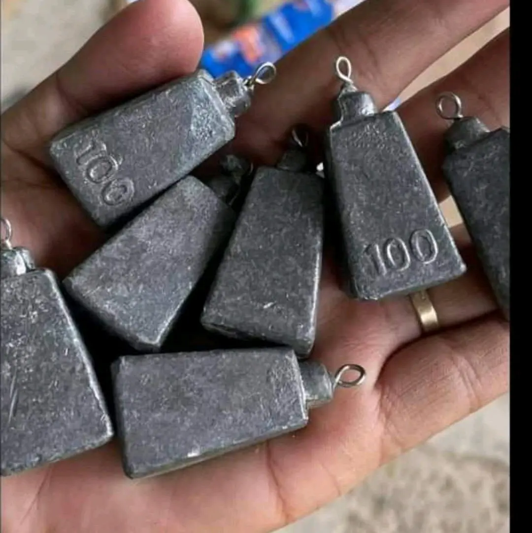 cục chì cột giò bẫy cu gáy ,trọng lượng 100gram