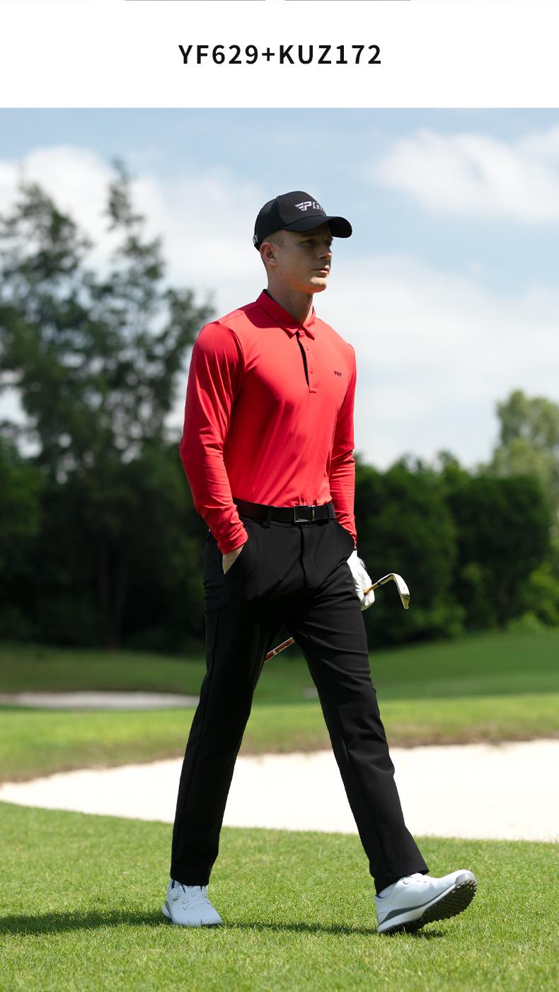 Product Introduction of [PGM] Golf Clothing Men's Long-Sleeved T-shirt Autumn and Winter Sports Menswear Clothing Polo Shirt Polo Collar Top Yf629 20