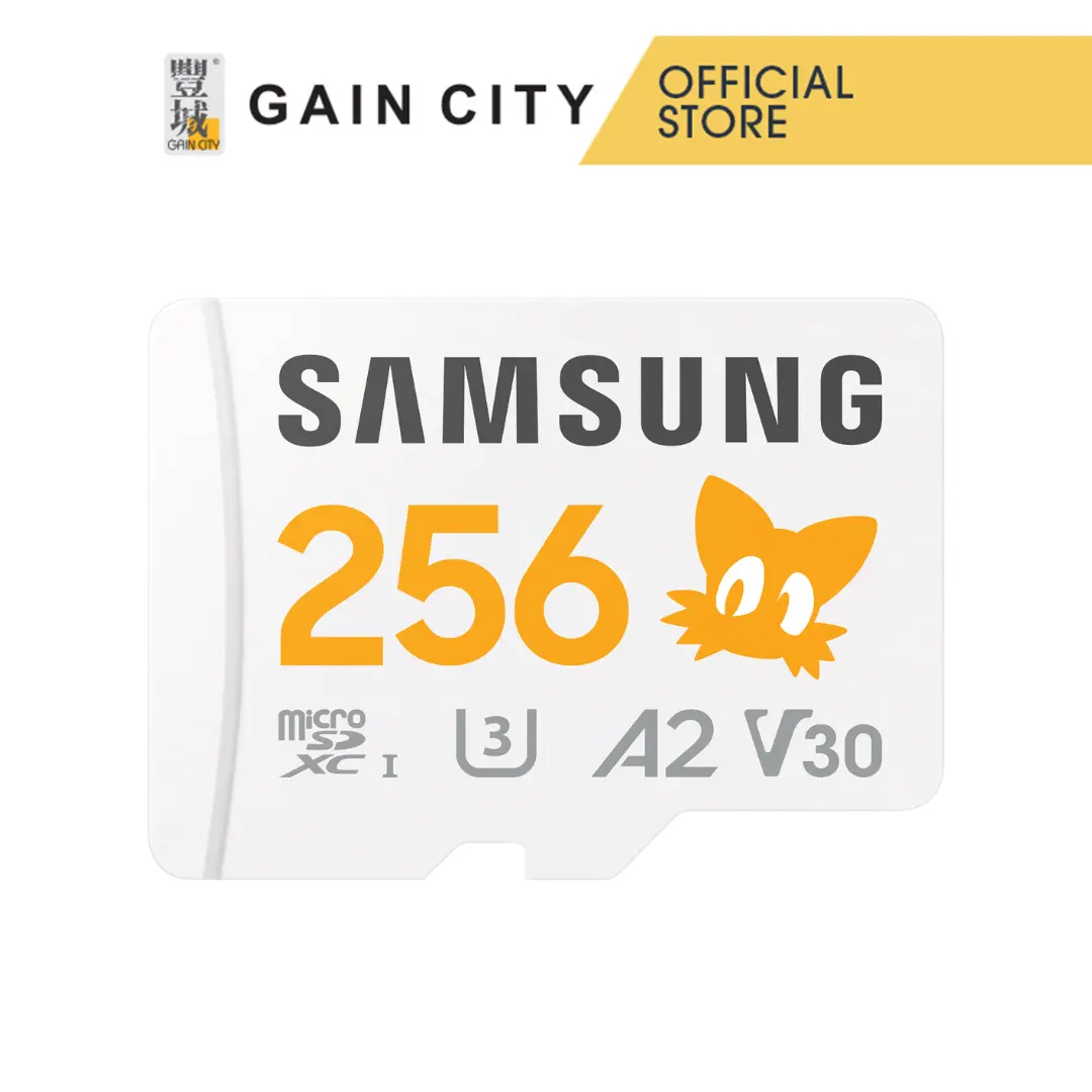SAMSUNG PRO PLUS (SONIC) MICROSD CARD 256GB | SMARTPHONE | TABLET | DRONE | MB-MD256SA/LC1