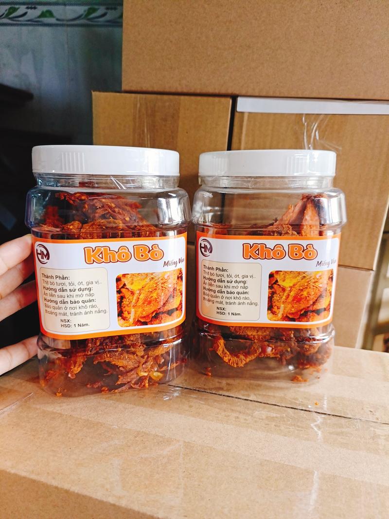 Product Introduction of -  1KÝ  KHÔ BÒ    VỤN    MỀM    TO    2 HỦ [Cân cả hũ 3