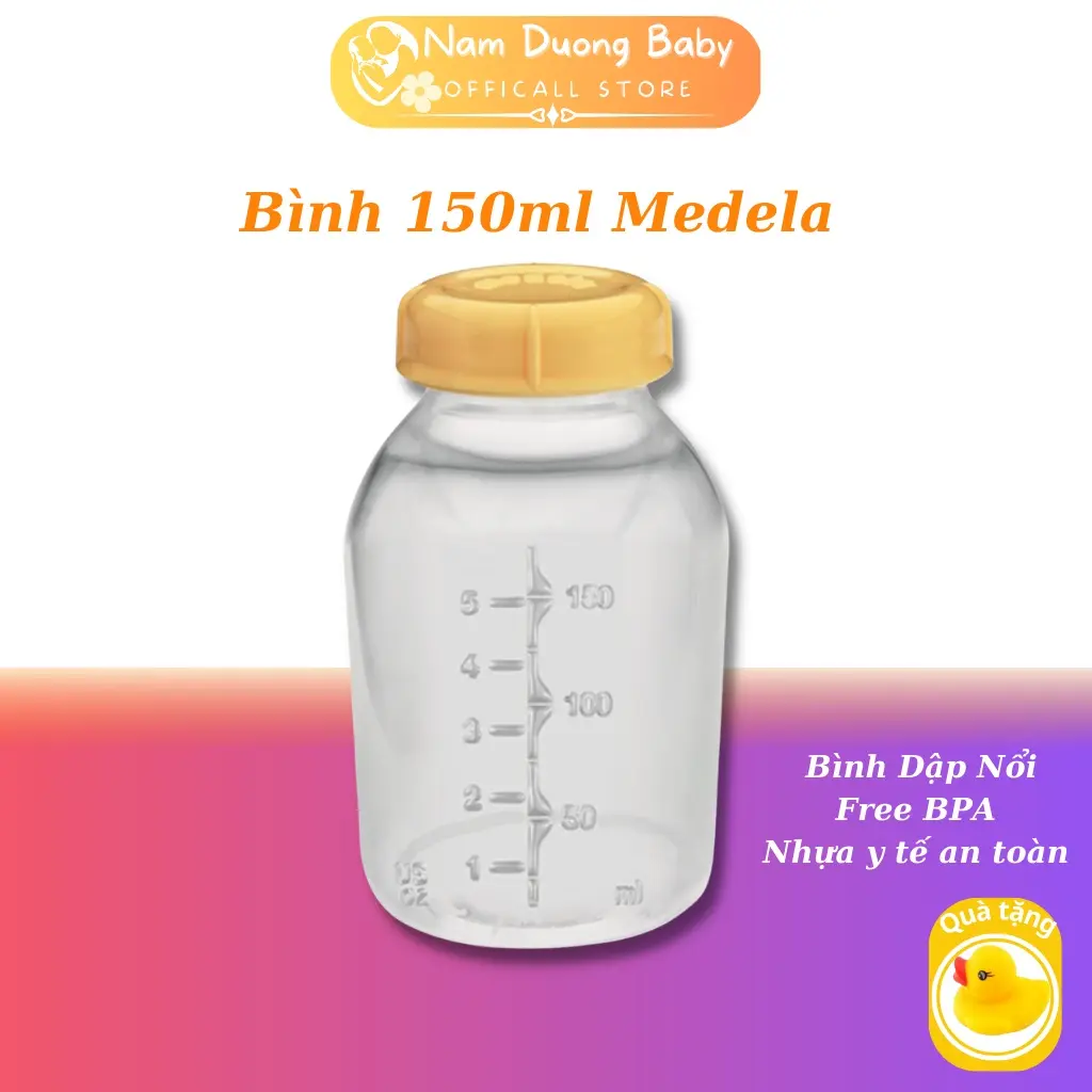 Bình Sữa Medela 150ml Hàng Chính Hãng, Mới 100% Dùng Trữ Sữa, Hút Sữa Cho Các Dòng Máy Hút Sữa Medela