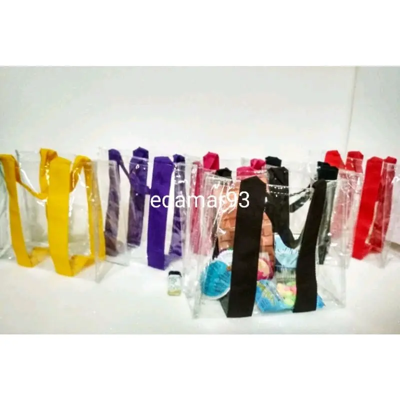 tote bags mika tebal,tas mika tranparan 0,25,tas mika corea Polos 1