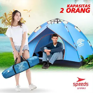 Speeds Tenda Camping 2 Orang Bahan Parasut Anti Hujan Outdoor Pro 018-3