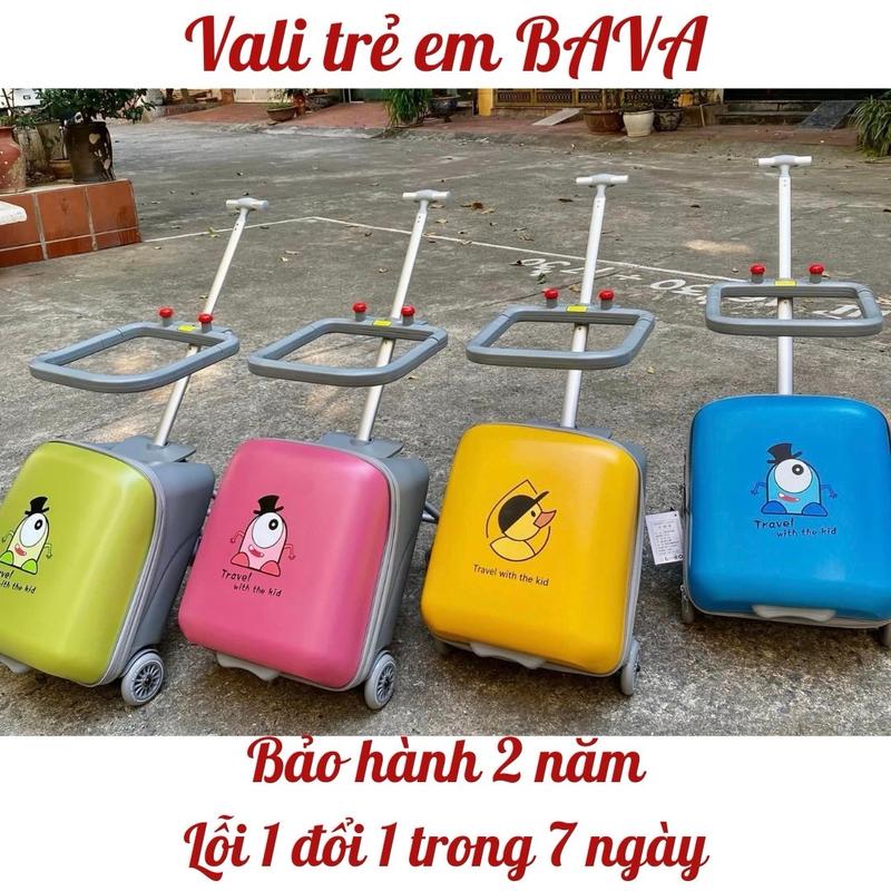 Valy kéo kiêm ghế ngồi bé Qbox cao cấp, Vali ghế ngồi cho trẻ chịu lực, vali trẻ em đa năng sản phẩm quốc dân cho các mẹ Bỉm sữa Cho Bé vali  kéo