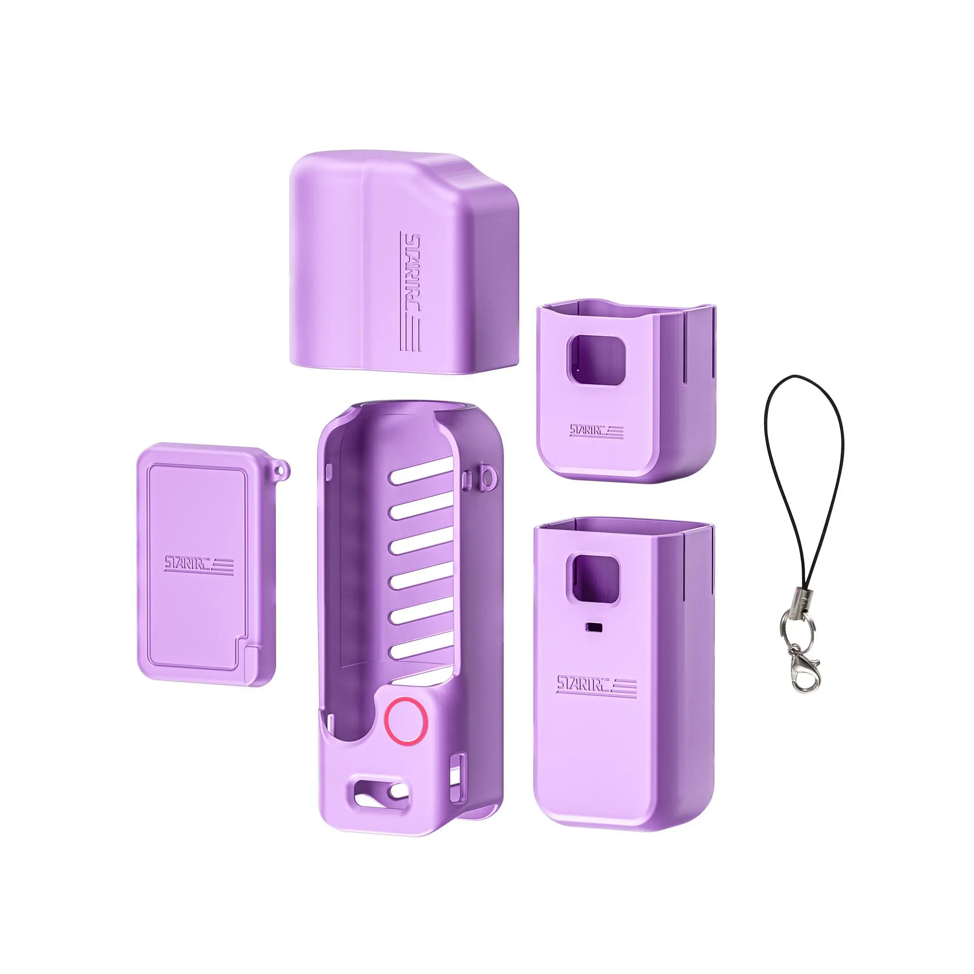 STARTRC Silicone Protective Cover Set for DJI Pocket 3, Silicone Protective Cover, Anti-fall Camera Accessories