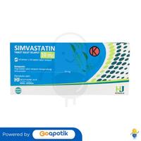 Gambar SIMVASTATIN HEXPHARM 10 MG BOX 100 TABLET dari Apotek HAR Farma by GoApotik Kota Bekasi 2 Tokopedia