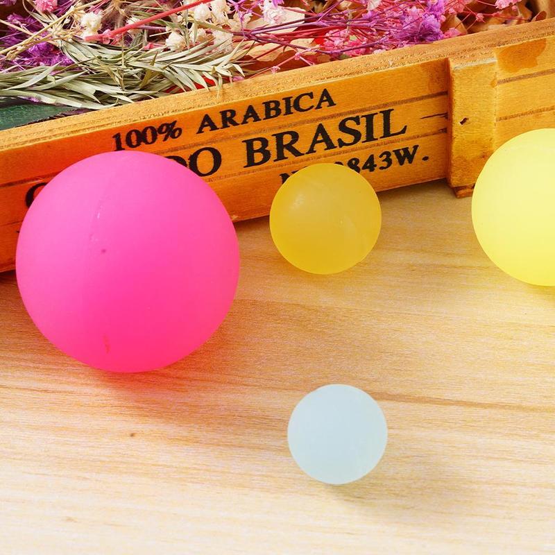 Product Introduction of Luminous Balls High Bounce Glowing Stress Ball Sticky Gift Toy Decoration Kids Stress Anxiety O3Q6 48