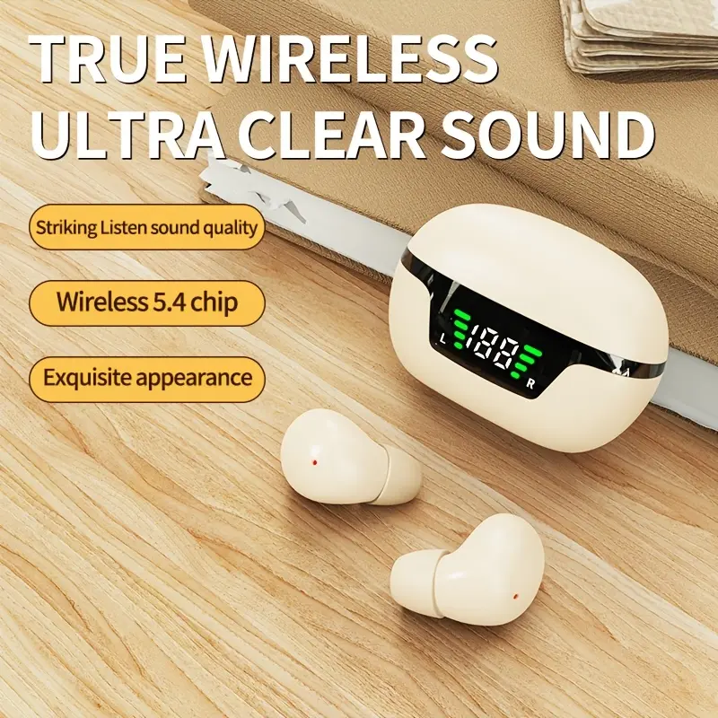 Wireless Headset, Invisible Mini Wireless Earphones, Comfortable to Wear, Non Slip, Mini Earphones Are The First Choice for Birthday Gifts, Valentine'S Day Gifts, Boyfriend And Girlfriend Gifts, Christmas Gifts, And Anniversary Gifts 8