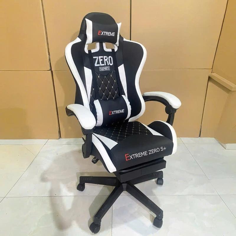 Ghế gaming Extreme Zero S+ xoay ngả, Tặng kèm 2 gối đầu và tựa lưng - Bảo hành dài, Ghế da livestream 3