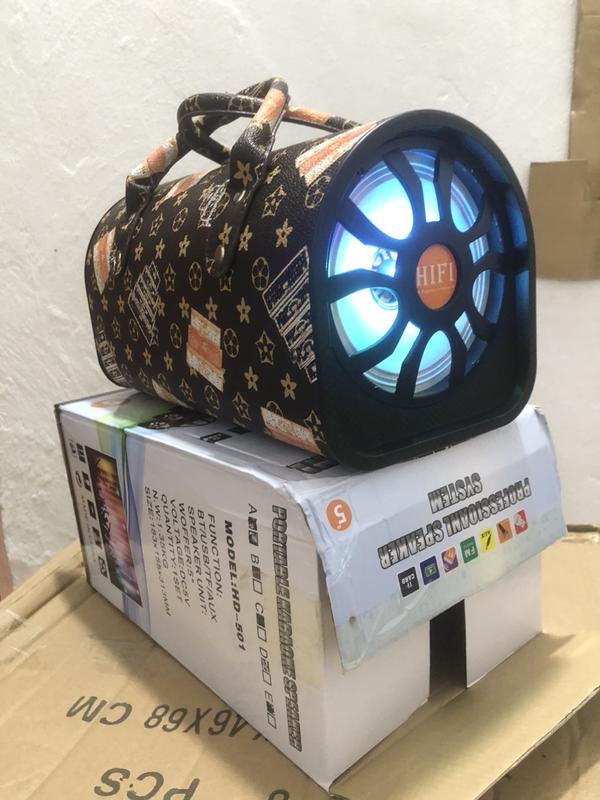 Loa Blutooth HD-501 âm thanh sống động có đèn Led. hát karaoke Nghe Nhạc Củ Loa Bluetooth