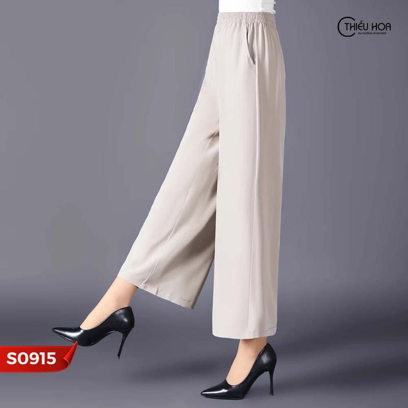 Quần Tuyết mưa Nữ Trung Niên Cao Cấp Sang Trọng cho mẹ thương hiệu Thiều Hoa QD3S0915 Women Pants