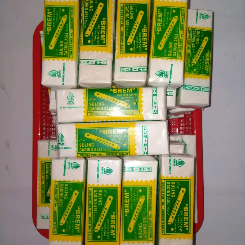 Paket 10 Pack Brem Madiun Cap Suling Gading isi 4 Keping Manis Food 4