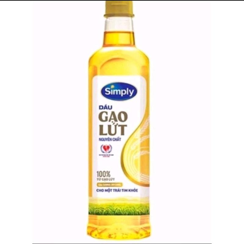 Dầu simply gạo lứt chai 1L