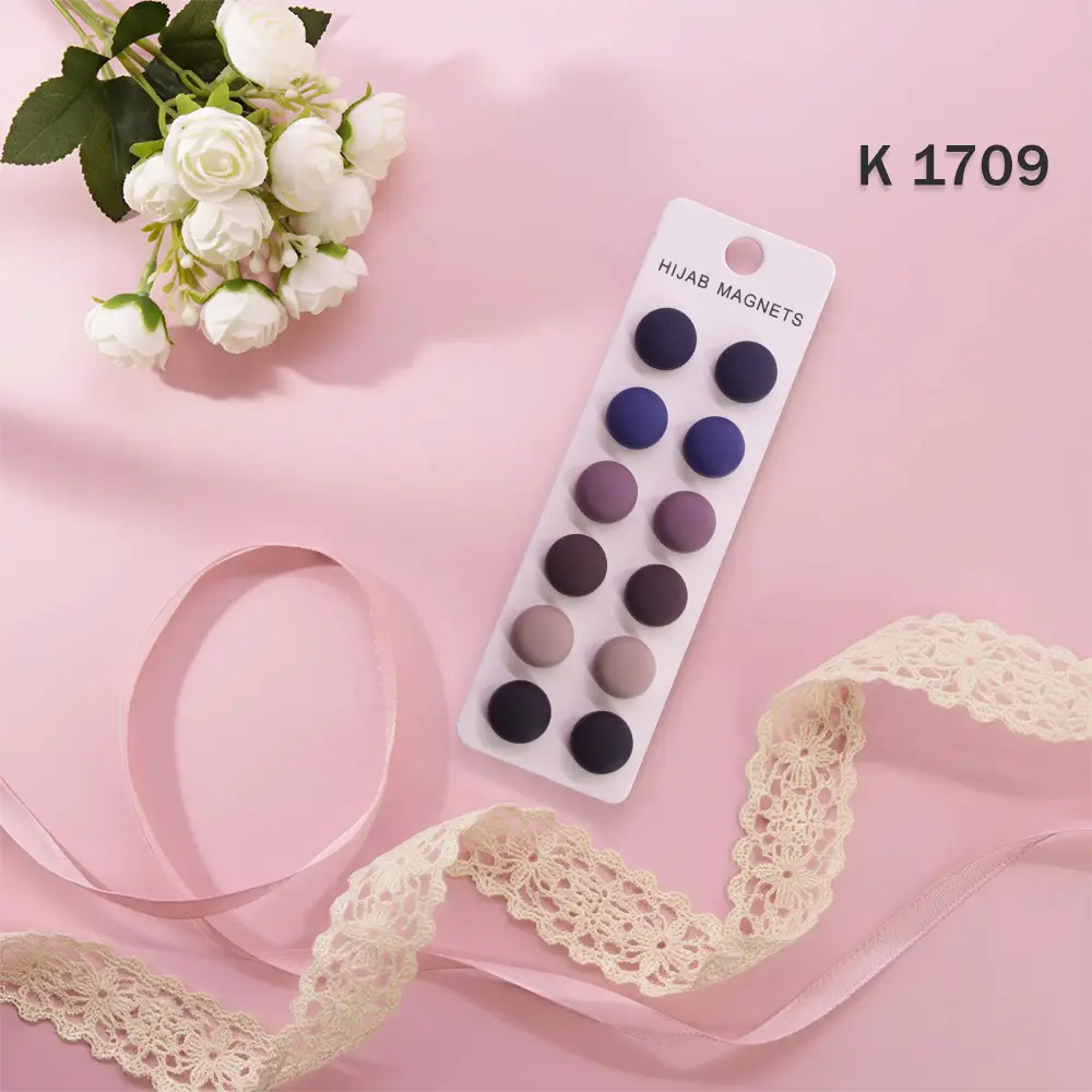 Bros Pin Magnet Bulat Warna Doff Fashion Hijab Scarf - Shop | Tokopedia