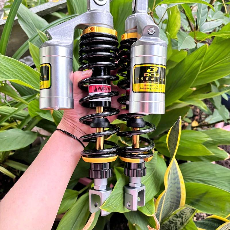 Phuộc sau R.C.B bình dầu xám gắn AirBlade (AB) Nouvo 4 5 6 NVX impluse PCX xe điện Phụ Tùng