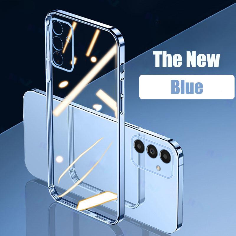 Ốp Điện Thoại Trong Suốt, Dành Cho Samsung Galaxy A55 5G, A35 5G, A25, A05s, Chống Sốc, Bảo Vệ, Thiết Kế Mới Dễ Thương, Sáng Tạo, Mạ Trong Suốt, Ốp Mềm