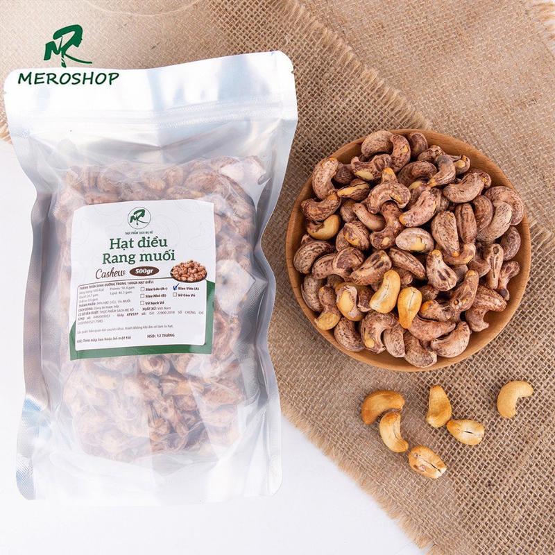 Combo 5Kg Hạt Điều rang muối (10 túi/lon) Mẹ Rô Có hồ sơ công bố, Xuất hóa đơn công ty đầy đủ