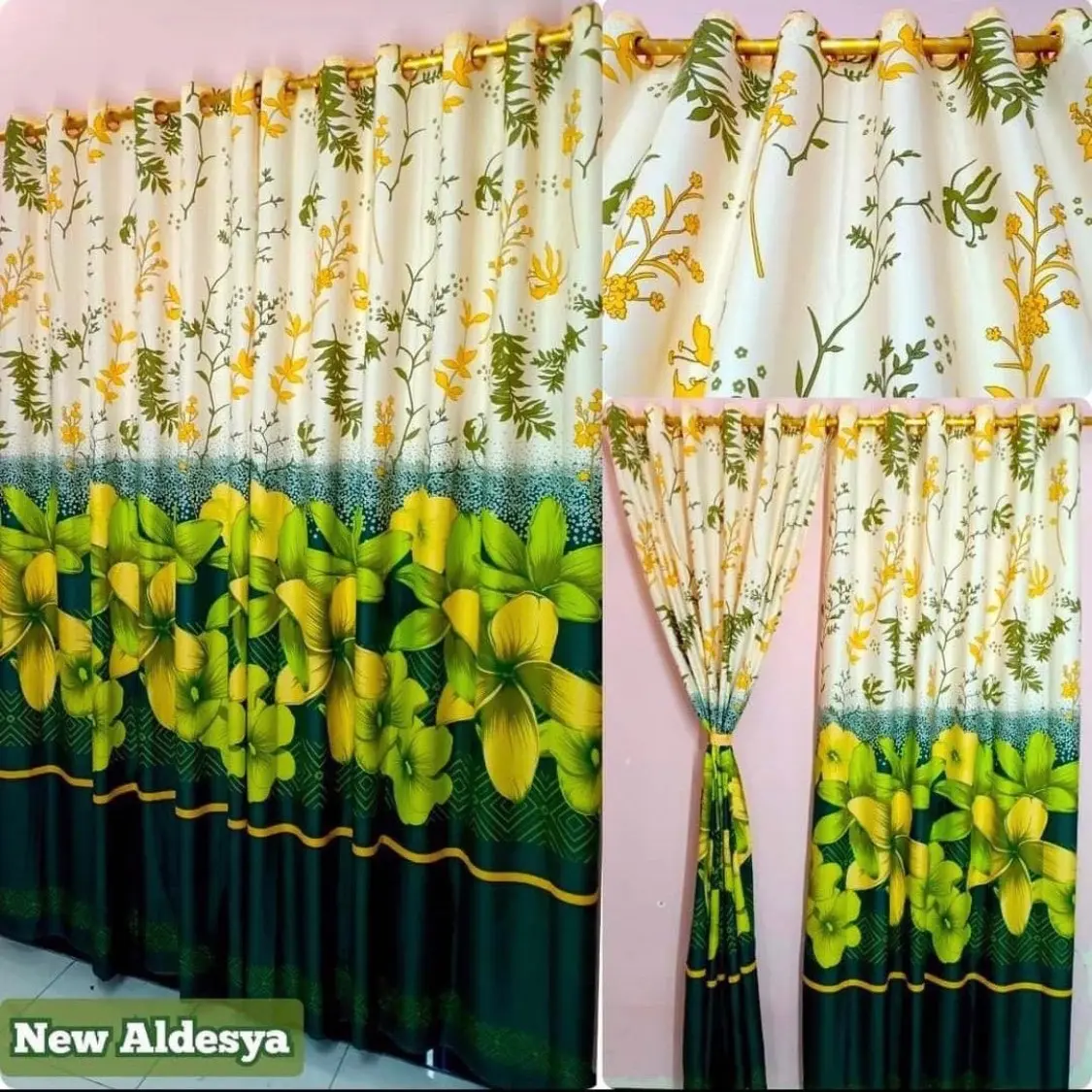 GORDEN MOTIF ALESYA SMOKERING 10 Emas Kain