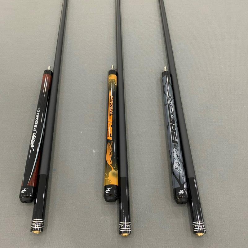 ￼Cơ Bida Nhảy + Sút T - Gậy nhảy + Sút T phủ carbon - Mẫu mới 2024. Cơ PREDATOR. Cơ nhảy + Sút T phủ carbon cá nhân