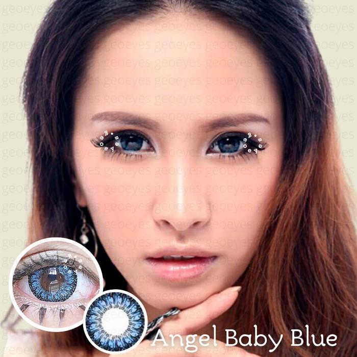 Gambar Softlens Baby Color Angel Blue (Biru) dari Geoeyes Kota Administrasi Jakarta Utara Tokopedia