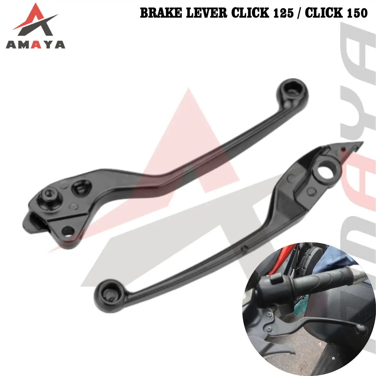 Motorcycle Brake lever For Click 125/ Click 150 Left / Right Handle Motorcycle Brake Lever Parts Accessories