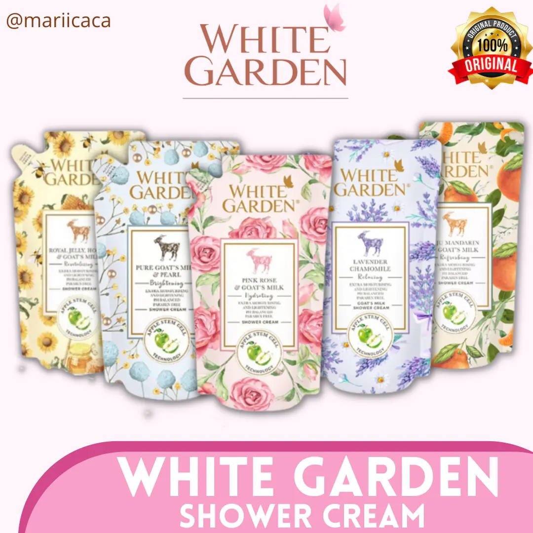 White Garden Shower Cream / Sabun Mandi