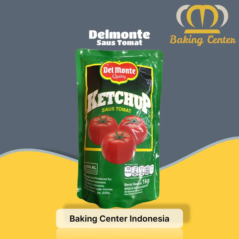 Delmonte Saus Tomat 1kg / Delmonte Ketchup 1kg 0