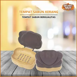 [COD] TEMPAT SABUN KERANG - Tempat Sabun Batang / Kotak Sabun / Alat Mandi