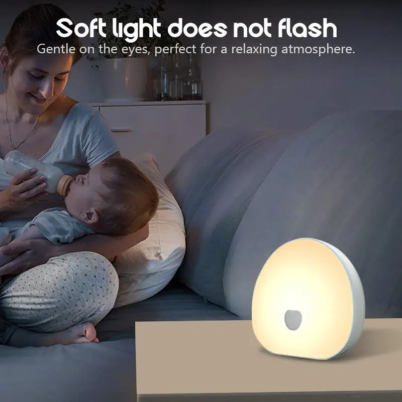 Portable LED Night Light, Rechargeable Touch Control Table Lamp, Portable Design Ambient Light for Bedroom, Living Room, Home Decor 7