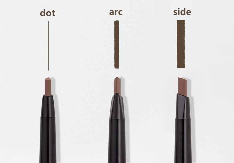 Product Introduction of Eyebrow Pencil Double Triangle Ultra-fine Head Extremely Fine Waterproof Sweat Lasting Non-depigmentation Non-smudge Natural Makeup Cosmetic 3