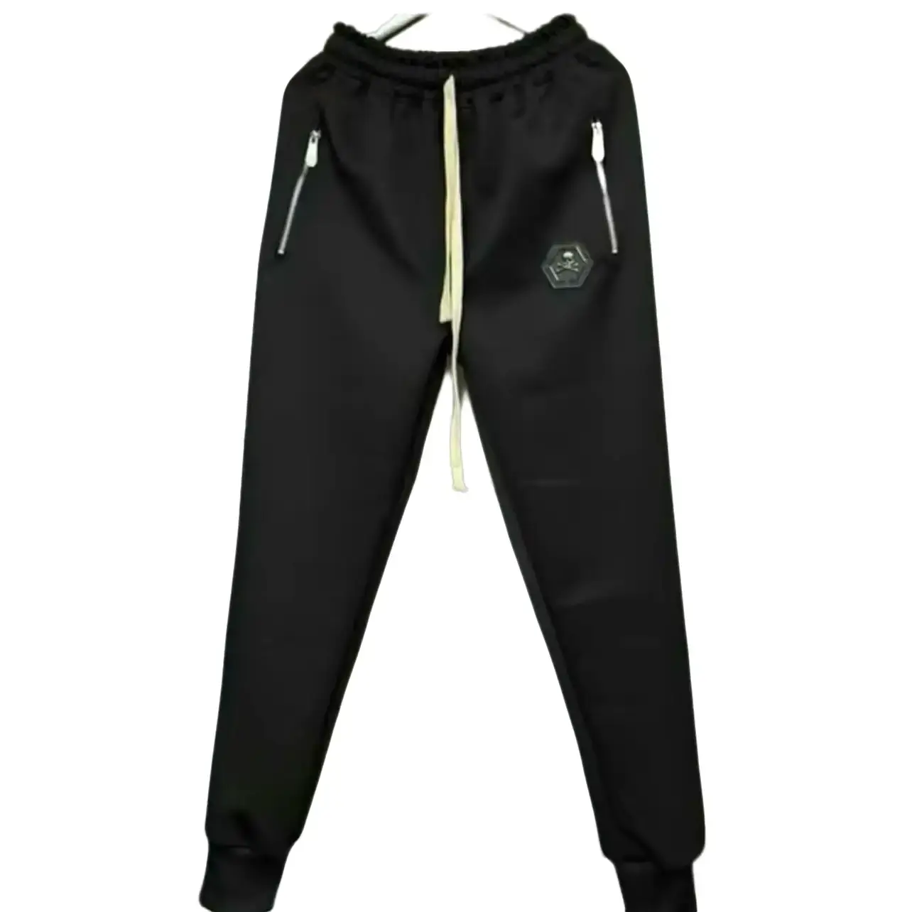 Quần joggers Philip logo sắt đầu lâu size từ 28-75kg chất liệu umi dày dặn cao cấp hottrend unisex name nữ Có Túi Pants Menswear