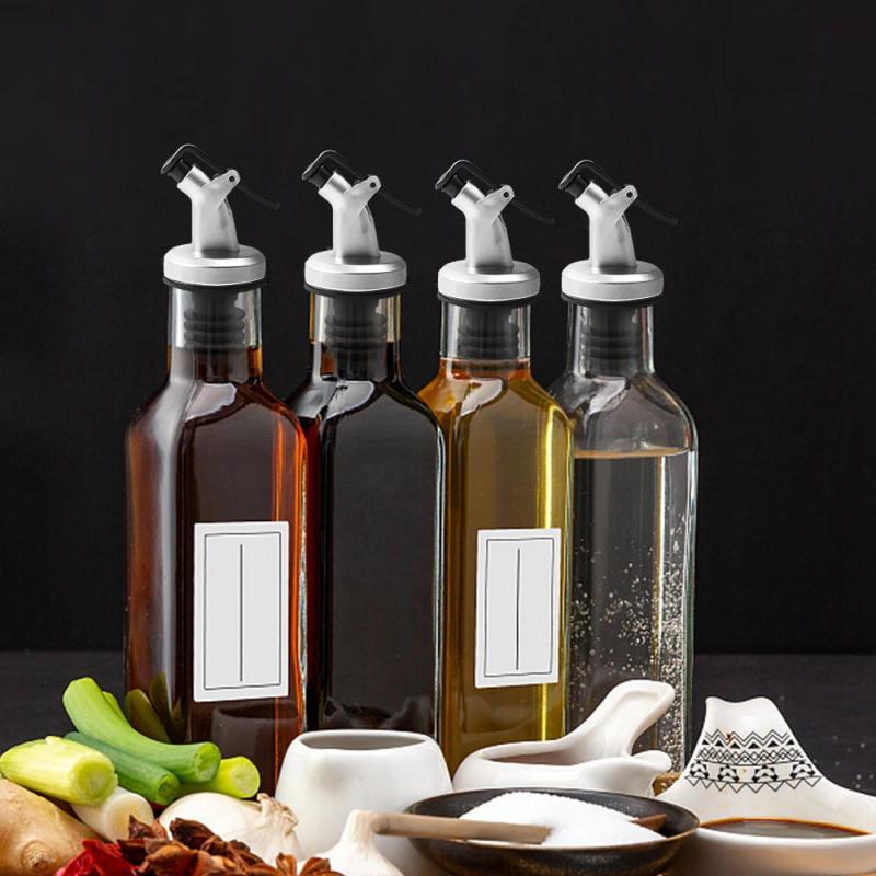 1/3 Buah Tutup Botol Minyak, Segel Karet Anti Bocor, Plastik Food Grade, Nozel Semprot, Penuang Anggur, Peralatan Bar.