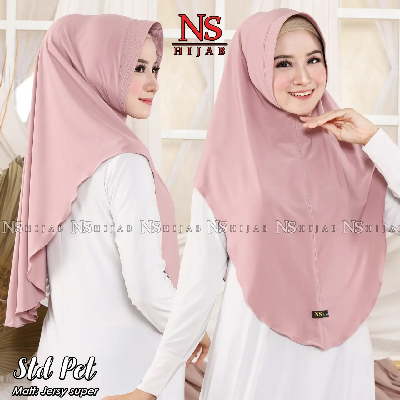 Hijab instan jersey premium pet antem Khimar