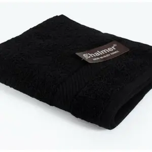 Handuk Chalmer Polos Hitam - Handuk Mandi - High Quality Towel