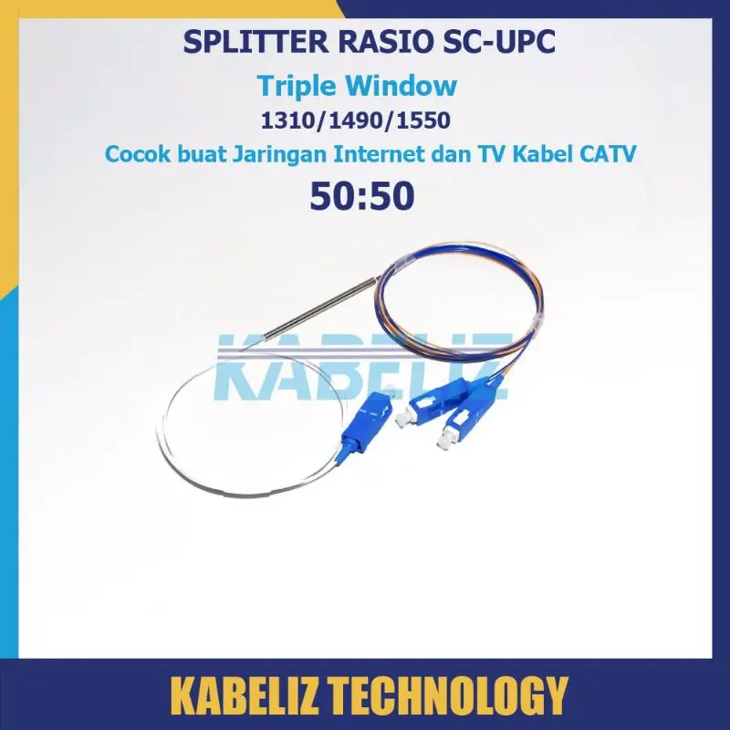 Splitter ratio 50:50 Spliter ratio 1x2 fbt Three window splitter rasio ...