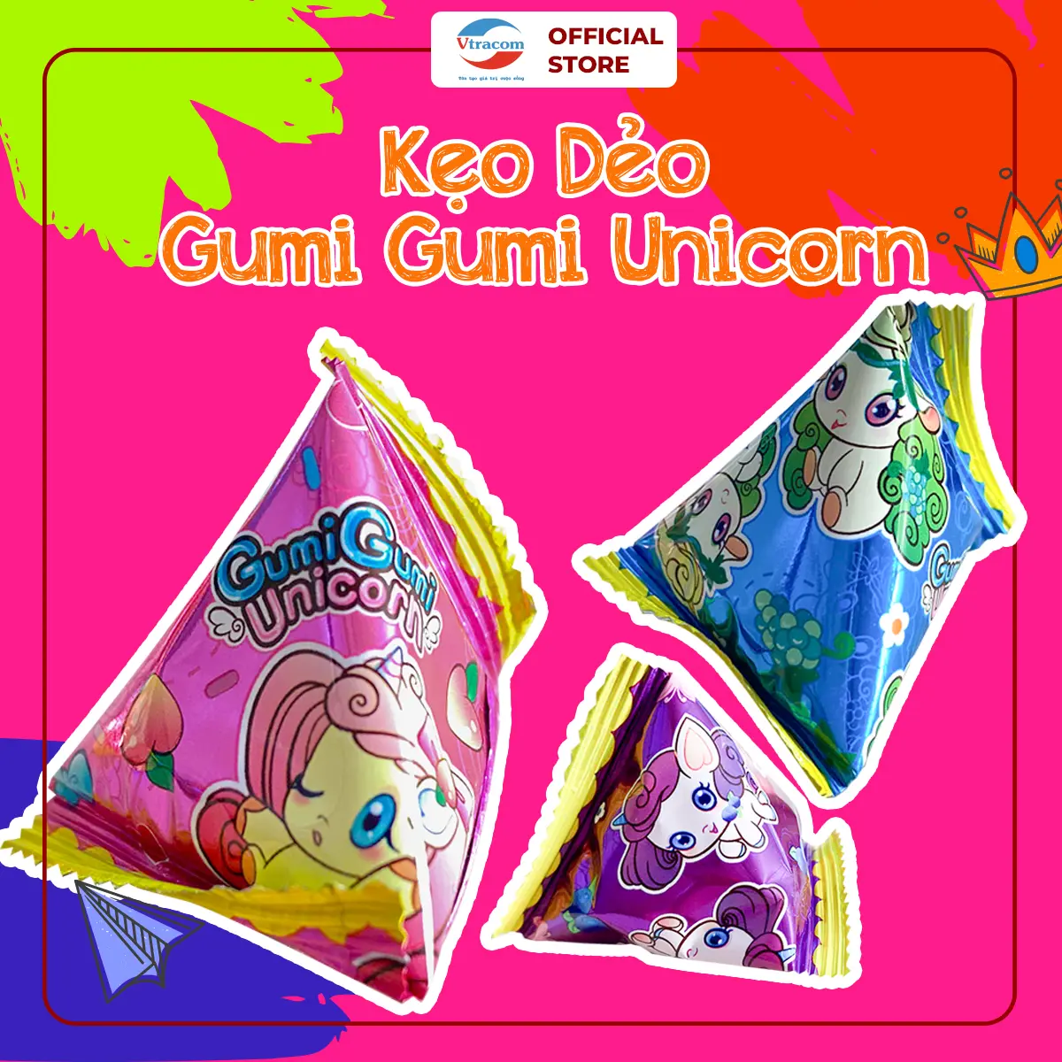 Kẹo dẻo Gummi 7g - [Mã 70] Ăn Vặt Snack Candy