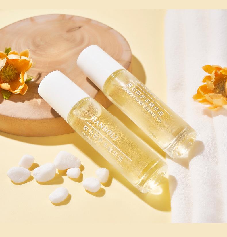 Product Introduction of Nail Care, Apricot Cuticle Oil and Nail Treatment, 8-Free Vegan, On A Roll- Hand Cream Spa Essence Oil 10ml Comfort Manicure 11