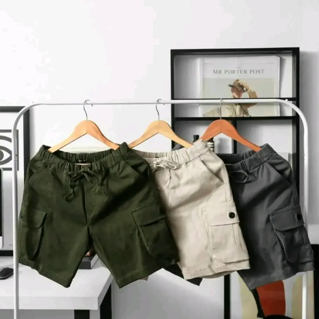 Celana Broadshort Kargo Premium Katun Pendek Karet Pria Santai Shorts Nyaman Motif Surfing Panjang Distro Lembut Melar