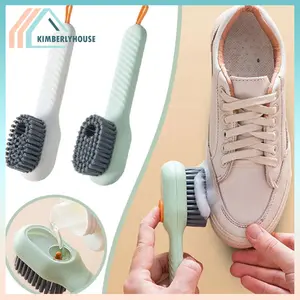 Sikat Dispenser Sepatu Sandal Baju Pakaian Sikat Pembersih Serbaguna Cleaning Brush with Liquid Dispenser Gantungan Karet