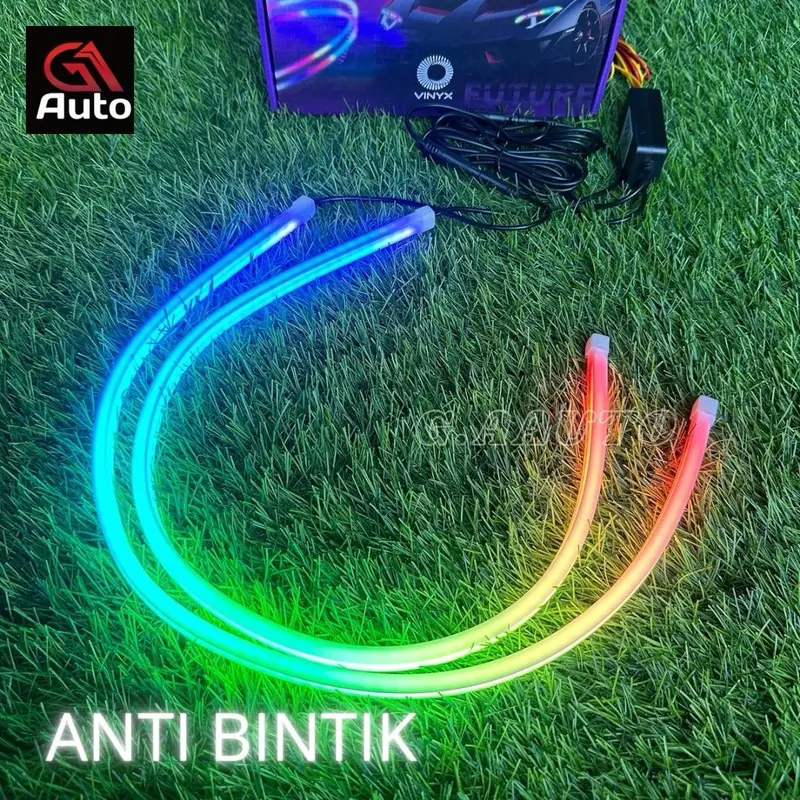 Alis RGB Matrix Vinyx Premium Anti Bintik Connect APP RGB Matrix Mobil Motor 30 60 cm 1