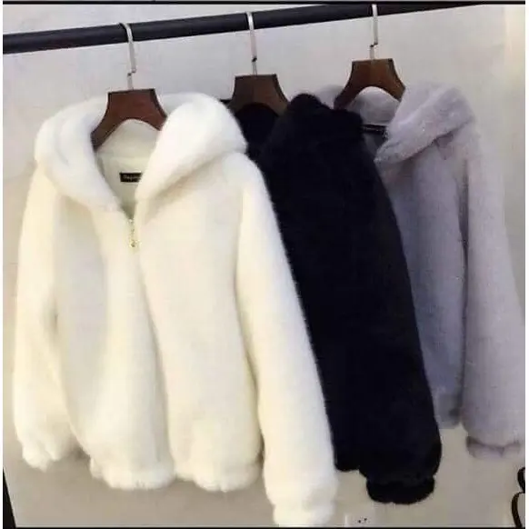 ÁO KHOÁC LÔNG CỪU STYLE HÀN QUỐC TAI THỎ SIÊU XINH ĐỦ MÀU